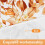 Orange Floral Kitchen Curtains and Valances Set 36 Inches 8