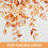 Orange Floral Kitchen Curtains and Valances Set 36 Inches 5