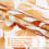 Orange Floral Kitchen Curtains and Valances Set 36 Inches 7