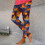 Women's Halloween Batwing Print Leggings Plus Size 4