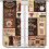 Brown Latte Pattern Coffee Curtains, Thermal Insulated, 2 8