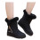 Damen-Schneestiefel, warm, knöchelhoch, weit, Größe 11-12 5