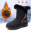 Damen-Schneestiefel, warm, knöchelhoch, weit, Größe 11-12 2