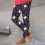 Dameleggings med græskarprint, plus size, ankellange 4