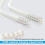 Tringle à rideaux flexible et pliable, dorée, fixation plafond/mur 4