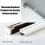 Tringle à rideaux simple rail 90 cm noire, fixation plafond 4
