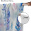 Lavender Floral Curtains Mauve Botanical Pattern 63x63 Inch 4