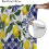 Lemon Leaf Curtains Blue Tile Print 42x54 Inch 6