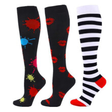 Compression Socks for Women and Men 15-20 mmHg 3 Pairs