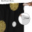 Polka Dot Curtains White Gold Dots 55x39 Inch 6