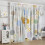 Colorful Circles Curtains Purple Orange 84x84in 4