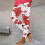 Women's pumpkin print leggings plus size ankle length 4