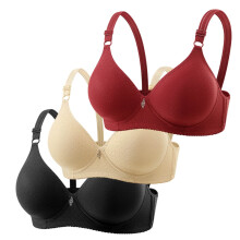 V Neck Bra for Women Breathable Pushup Full Coverage