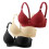 V Neck Bra for Women Breathable Pushup Full Coverage 1
