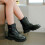 Mesh Lace Kids Rain Boots Non-Breathable Size 4 7
