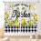 Lemon Kitchen Curtains Rustic Yellow Floral 2 Panels 42x54 1