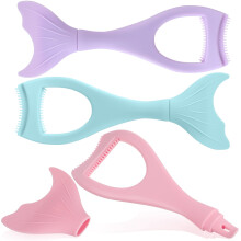 Supvox zeemeerminnengereedschapset met siliconen wimperkam en mascara