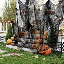 Halloween-hämähäkinverkkokoristeet 29,9 x 72 tuumaa joustava