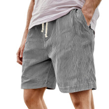 Heren joggingbroekje, casual, relaxte pasvorm, grijs, maat M