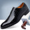 Ανδρικά Δερμάτινα Παπούτσια Slip-On, Αναπνέοντα, Άνετα 7