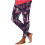 Dameslegging met hoge taille en spook- en pompoenprint, elastisch. 1
