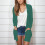 Women's Lightweight Open-Front Cardigan Long Sleeve 2