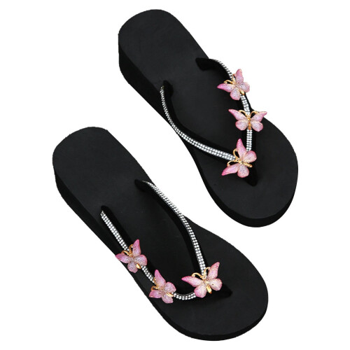 Women's Flip Flops Pink Arch Support Size 9.5 1