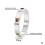 Women's Stainless Steel Rainbow CZ Ring Silver Size 7 2