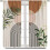 Boho Sun Curtains Brown Green 72x63in 3