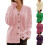 Women's Fall Cardigan Sweater Crewneck Long Sleeve Open 1