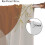 Boho Sun Curtains Brown Green 72x63in 5