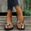 Women's Flip Flops Blue Solid Color Arch Support Size 9 6