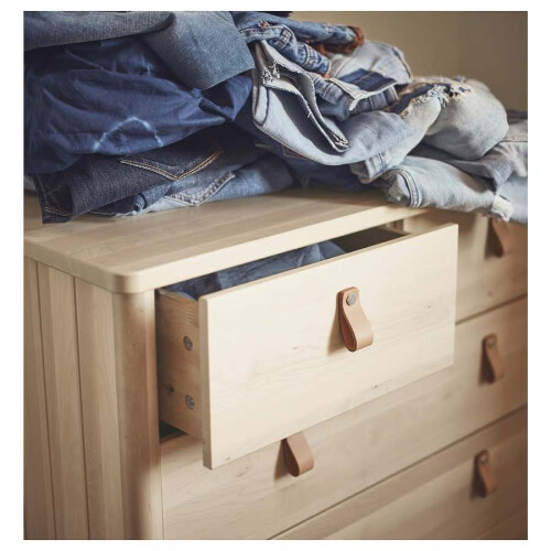 IKEA BJÖRKSNÄS 5 Drawer Chest 90x47x90cm 1