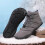 Women's Knee-High Snow Boots Grey Size 7.5 5
