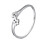 Women's Stainless Steel Sunflower Ring Silver Size 9 1