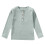 Boys Long Sleeve Ribbed T-Shirt Solid Green 4-5 Years 1