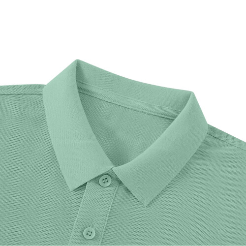 Boys Polo Shirt Solid Green Size 9-10 Years 2