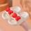 Girls' Bowknot Slippers Solid Color Size 8-9 White 2