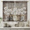 Farmhouse Floral Kitchen Curtains Daisy Rustic Vintage 5
