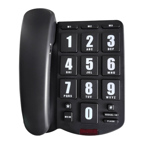 Landline Phone Senior-Friendly Large Buttons High Volume