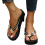 Women's Flip Flops Beige Size 7 (39) with Arch Support 5