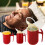 Leak Proof Drinking Cup with Two Lids and Handles 400ml 5