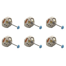 6X Pièce de Rechange Accessoire de RéParation de Mouvement de Remplacement de Montre QUARTZ avec Tige pour RONDune 762