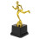 Plastic Golden Trophy for Competition Awards Ceremony 1 Pack 5