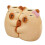 Ceramic Capybara Toothbrush Stand with Brush Slots 1