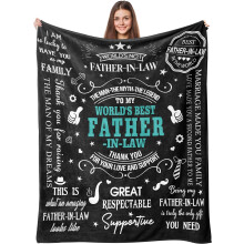Couverture jetée pour grand-père, 152 x 127 cm, cadeau pour la fête des pères
