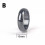 Black Hematite Magnetic Healing Ring Band Size 6-12 1