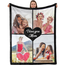 Couverture photo personnalisée pour papa - Cadeau sur mesure