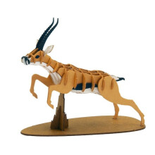 Maquette 3D en papier - FRIDOLIN - Gazelle - 1194 cm - Carton découpé au laser - Dès 8 ans