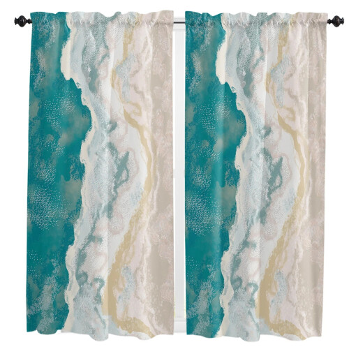 Mandala Pattern Ethnic Retro Curtain 2-Pack